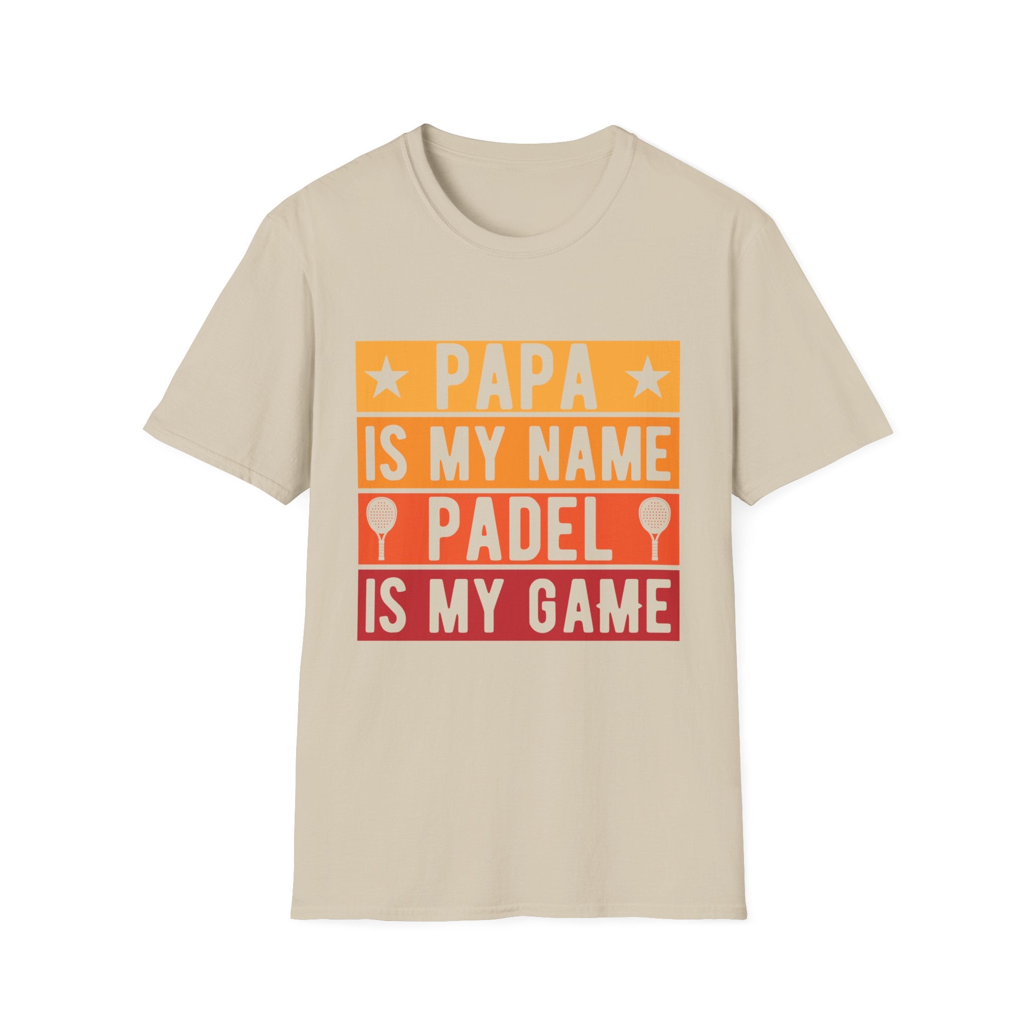 Papa my name Padel my game T-Shirt