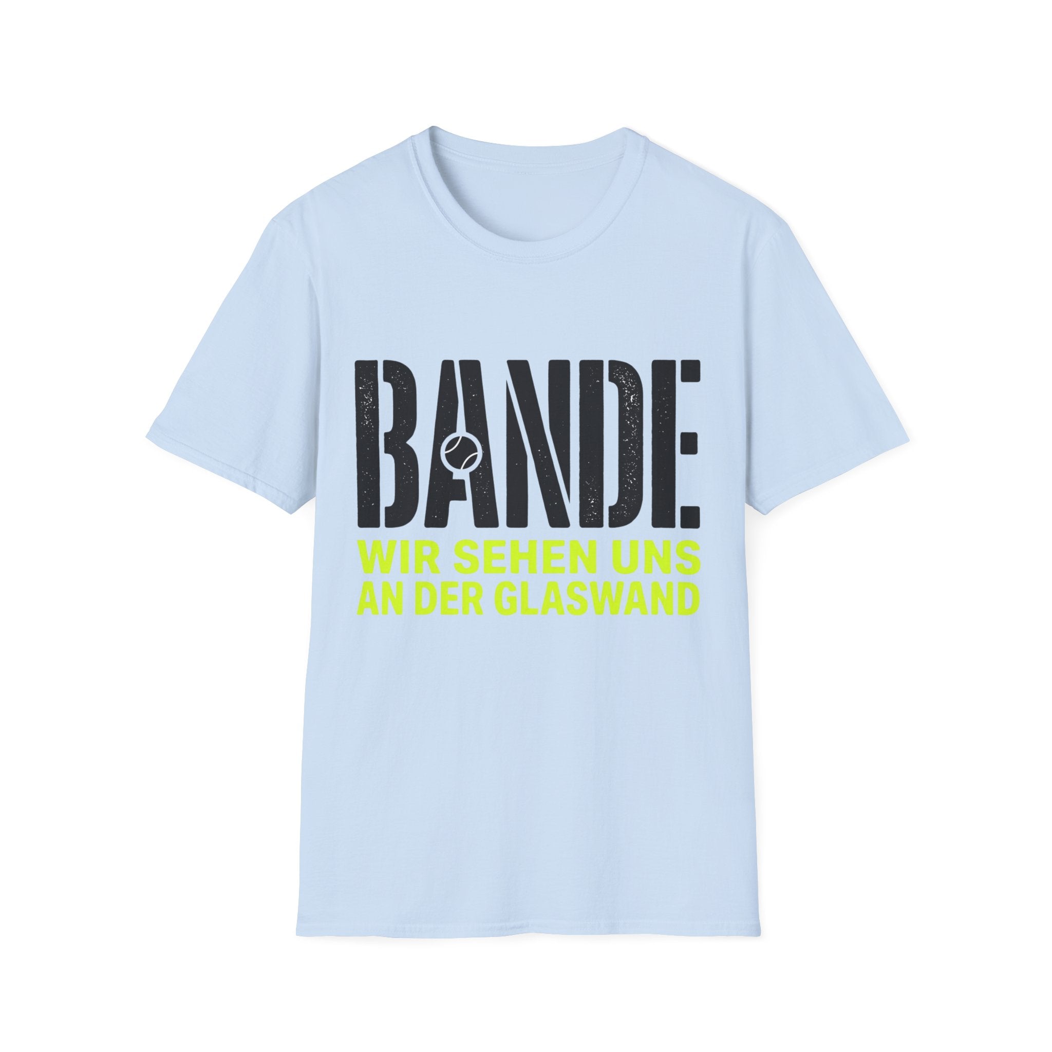 Bande wir sehen uns an der Glaswand T-Shirt