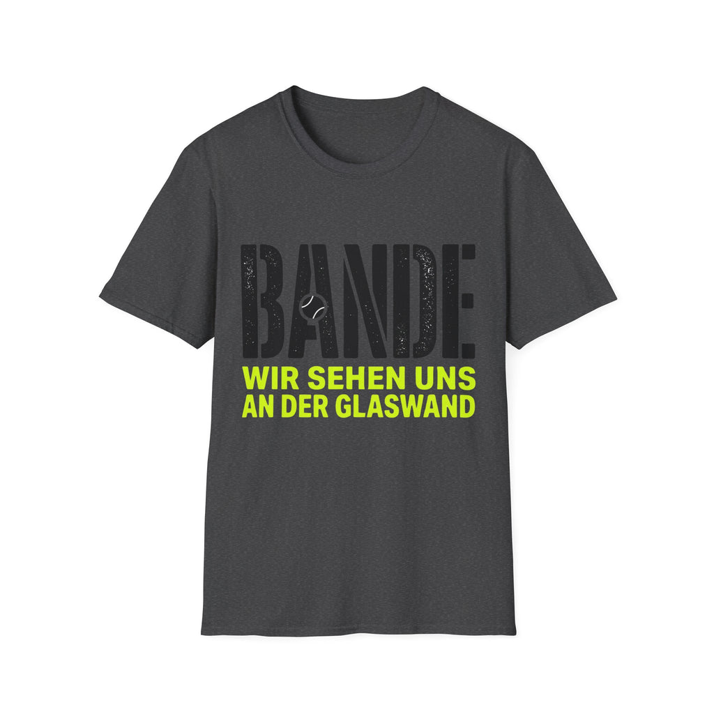 Bande wir sehen uns an der Glaswand T-Shirt