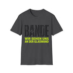 Bande wir sehen uns an der Glaswand T-Shirt