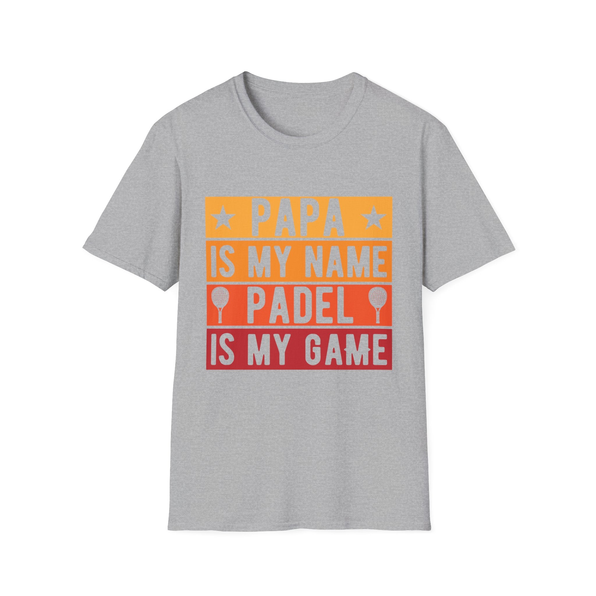 Papa my name Padel my game T-Shirt