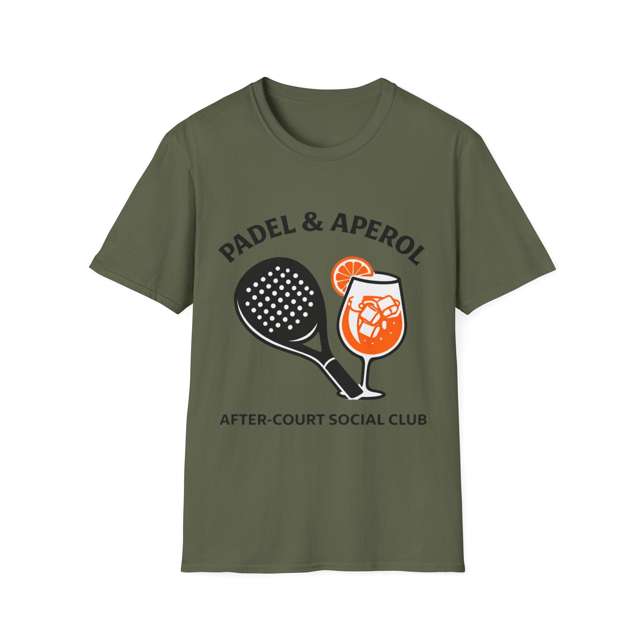 Padel & Aperol after-Court Social Club T‑Shirt