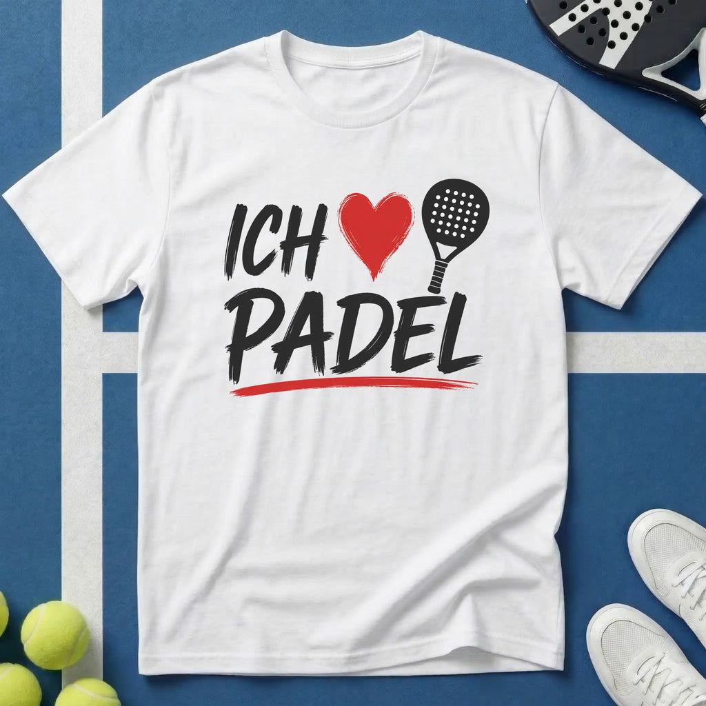 Ich liebe Padel T-Shirt