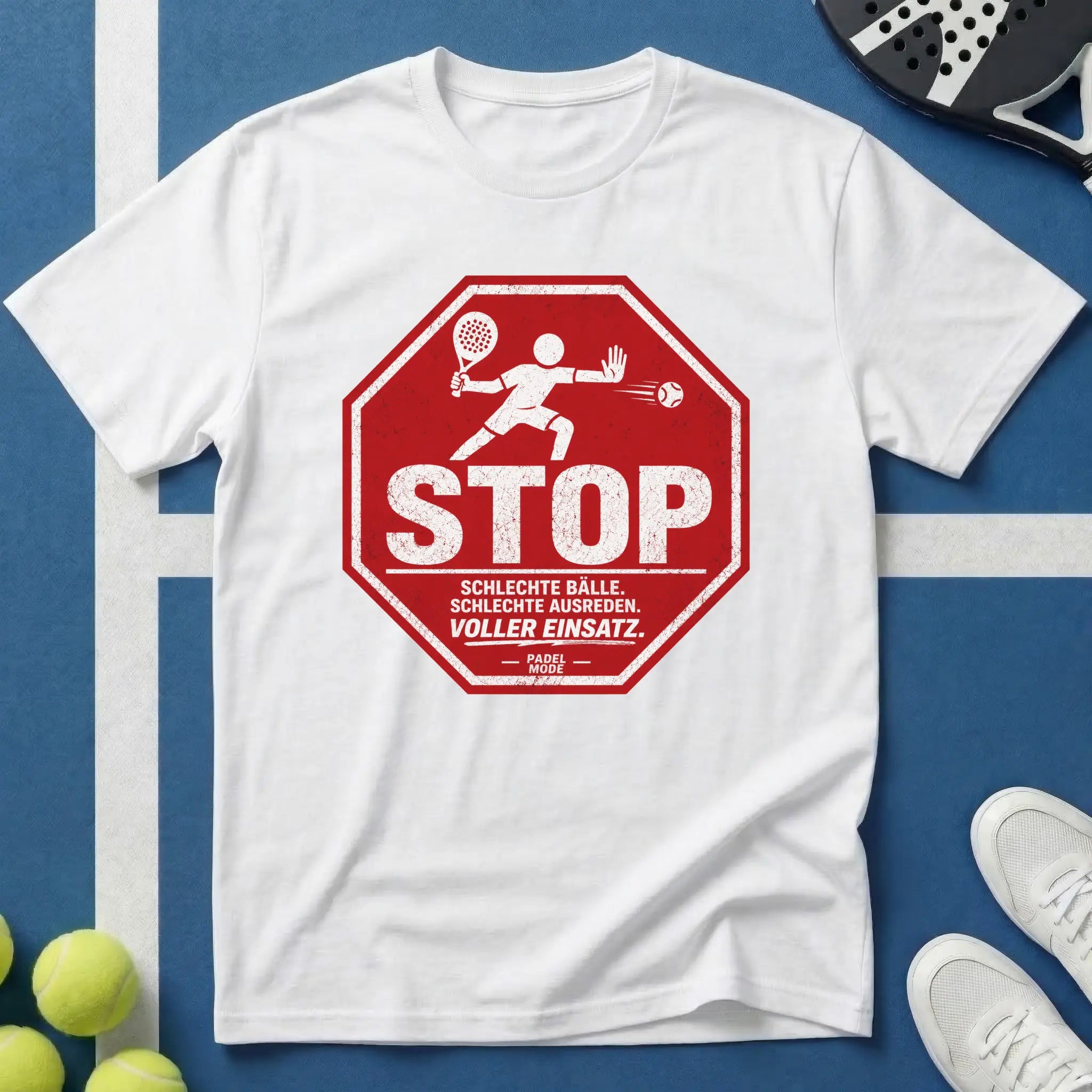 Padel Stopschild T-Shirt