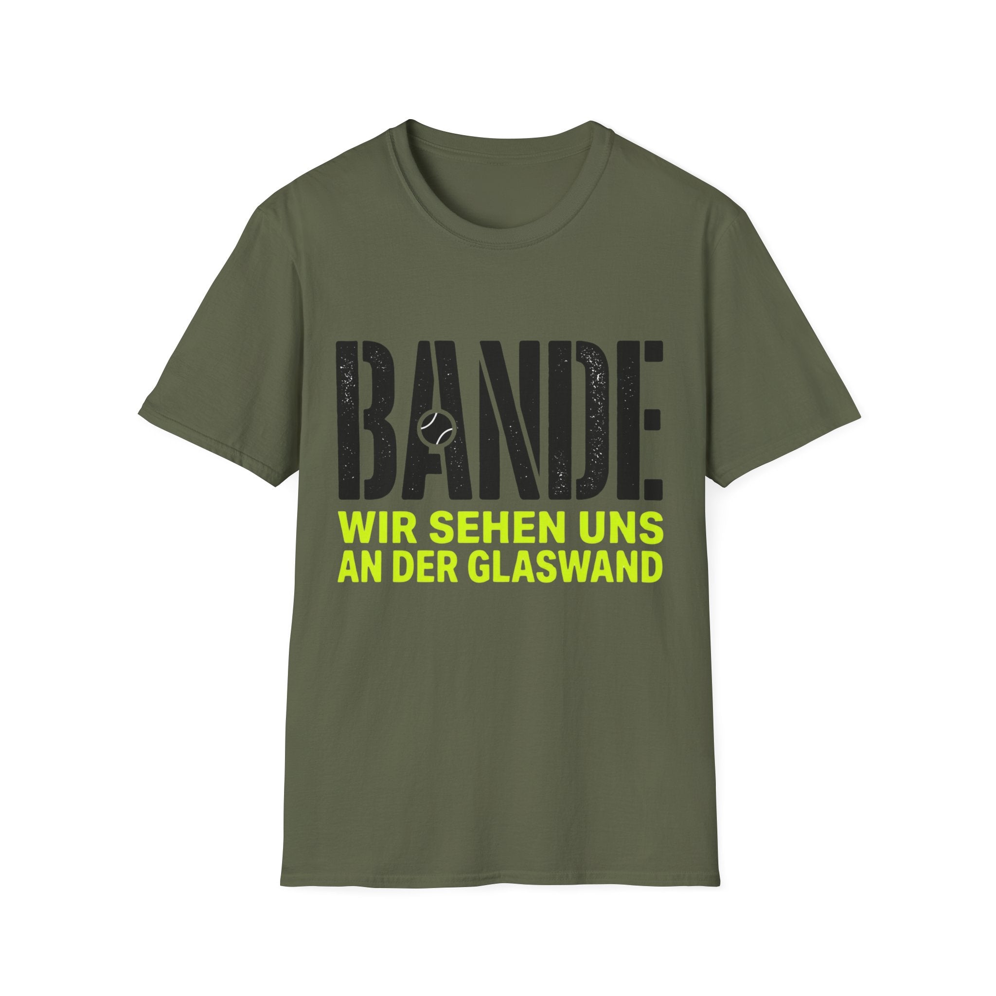 Bande wir sehen uns an der Glaswand T-Shirt