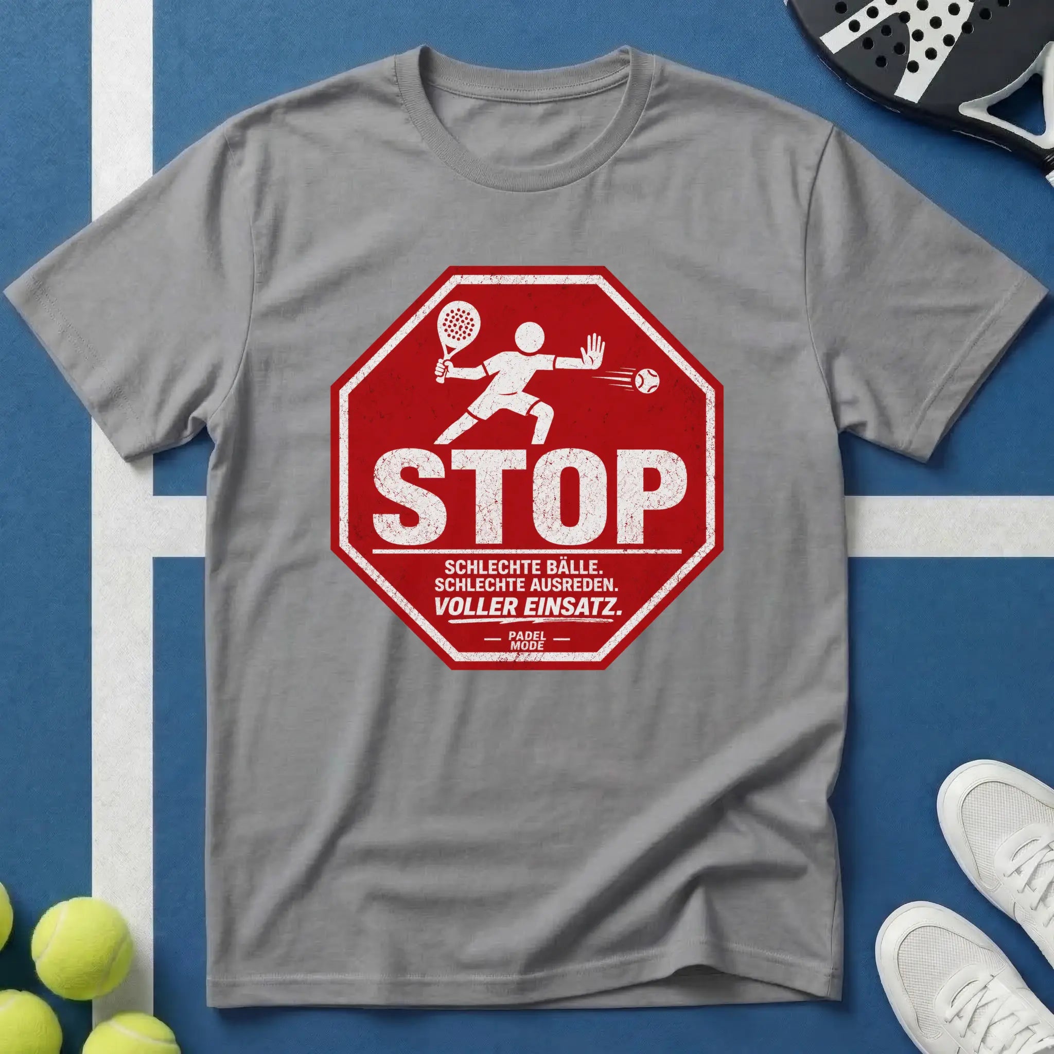 Padel Stopschild T-Shirt