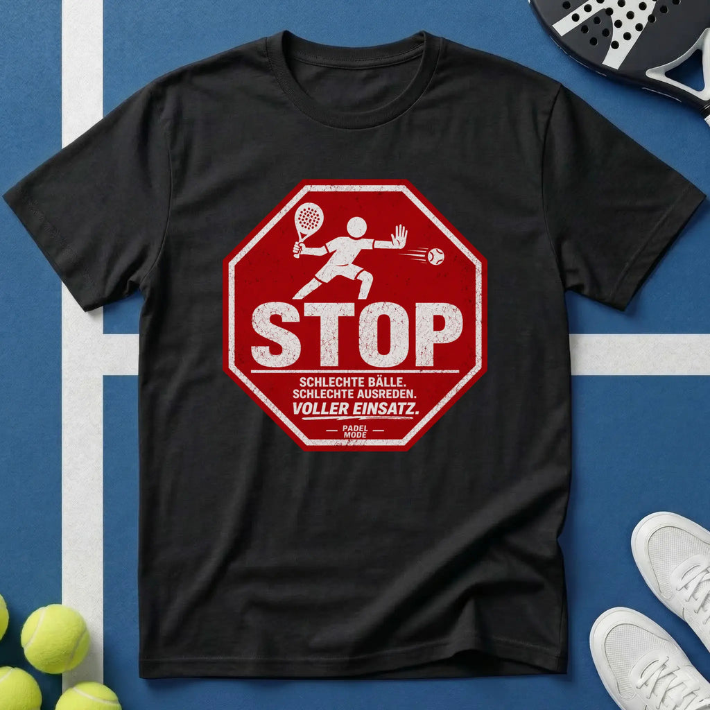 Padel Stopschild T-Shirt