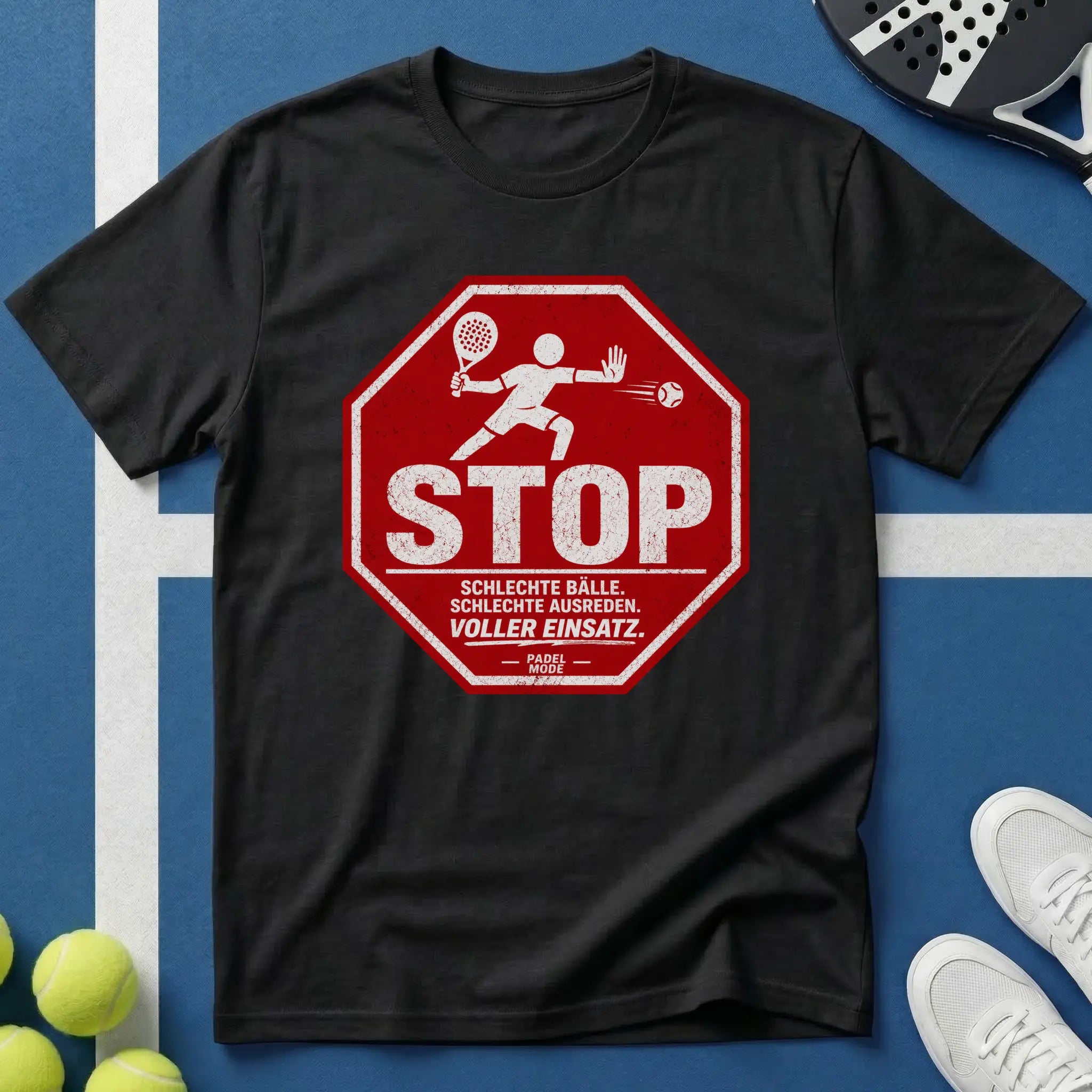 Padel Stopschild T-Shirt