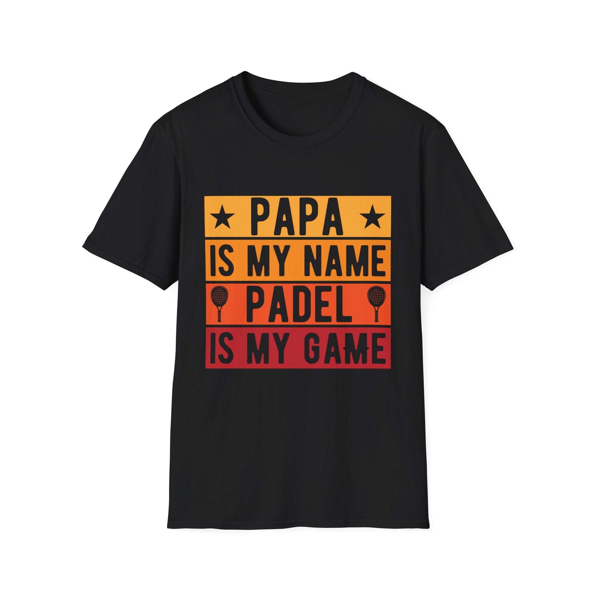 Papa my name Padel my game T-Shirt