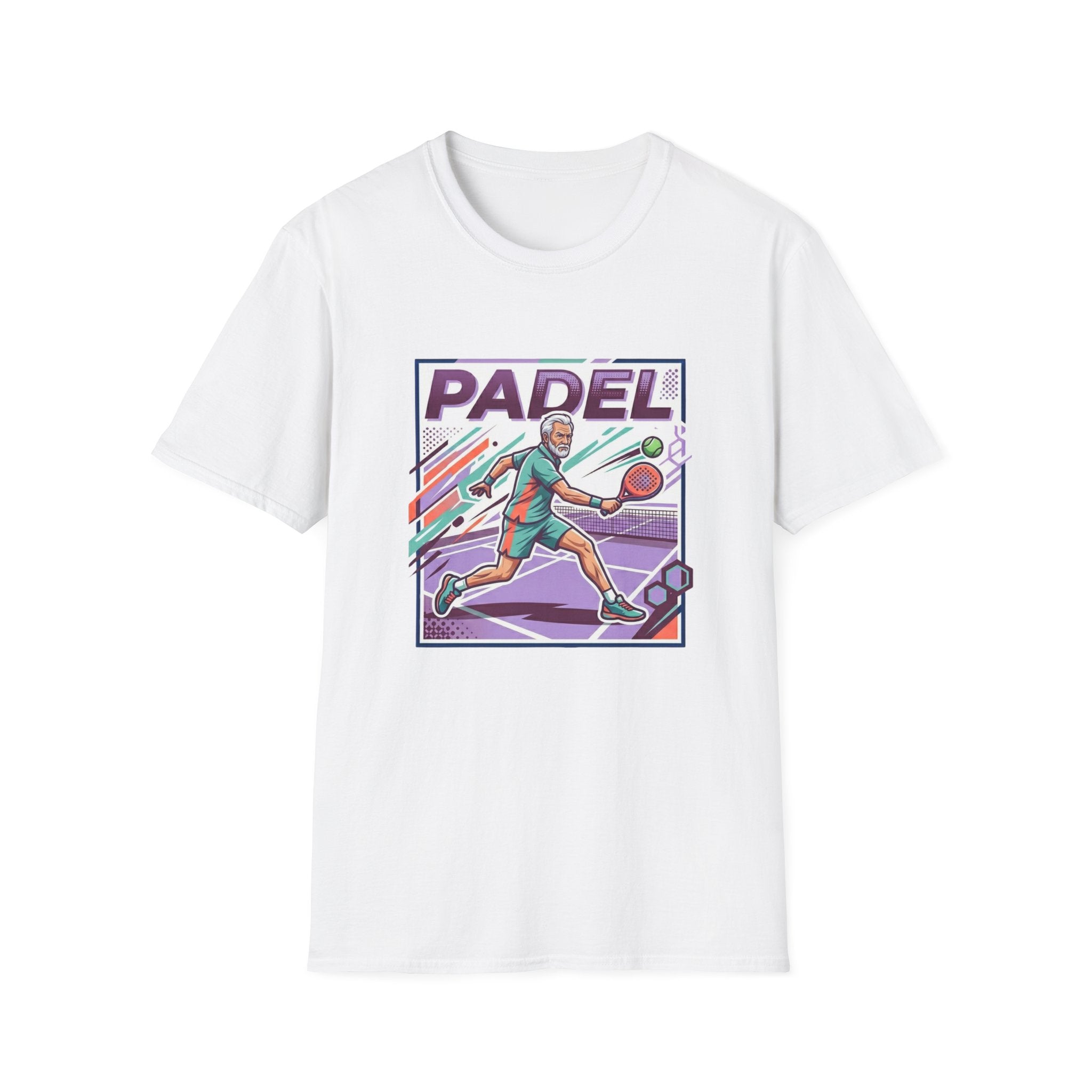 Pinker Padel Opa T-Shirt