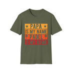 Papa my name Padel my game T-Shirt