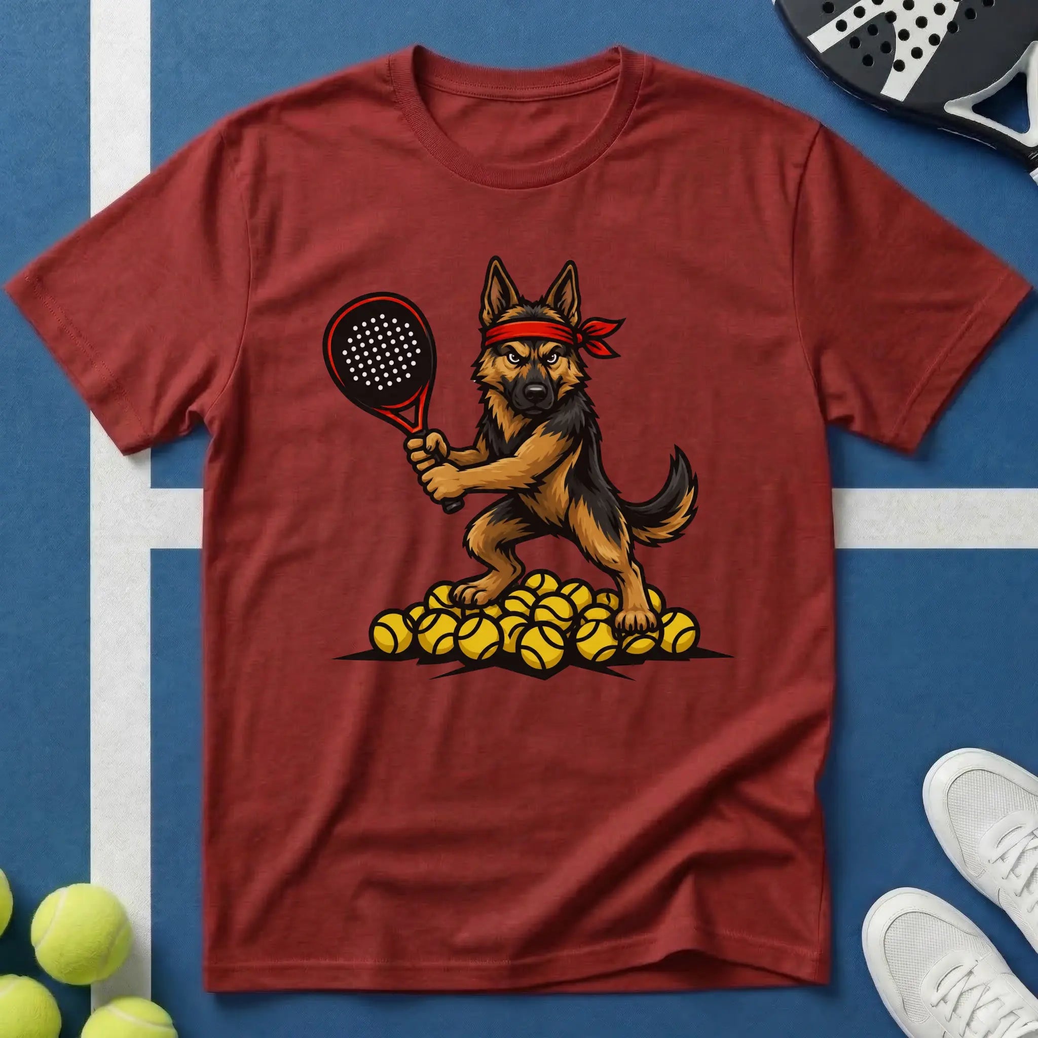 Padel Schäferhund T-Shirt