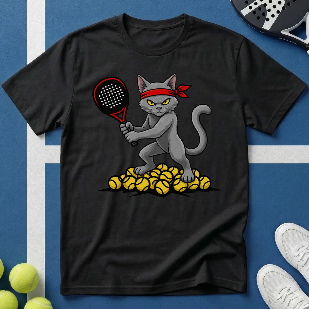 Padel Britisch Kurzhaar Katze T-Shirt