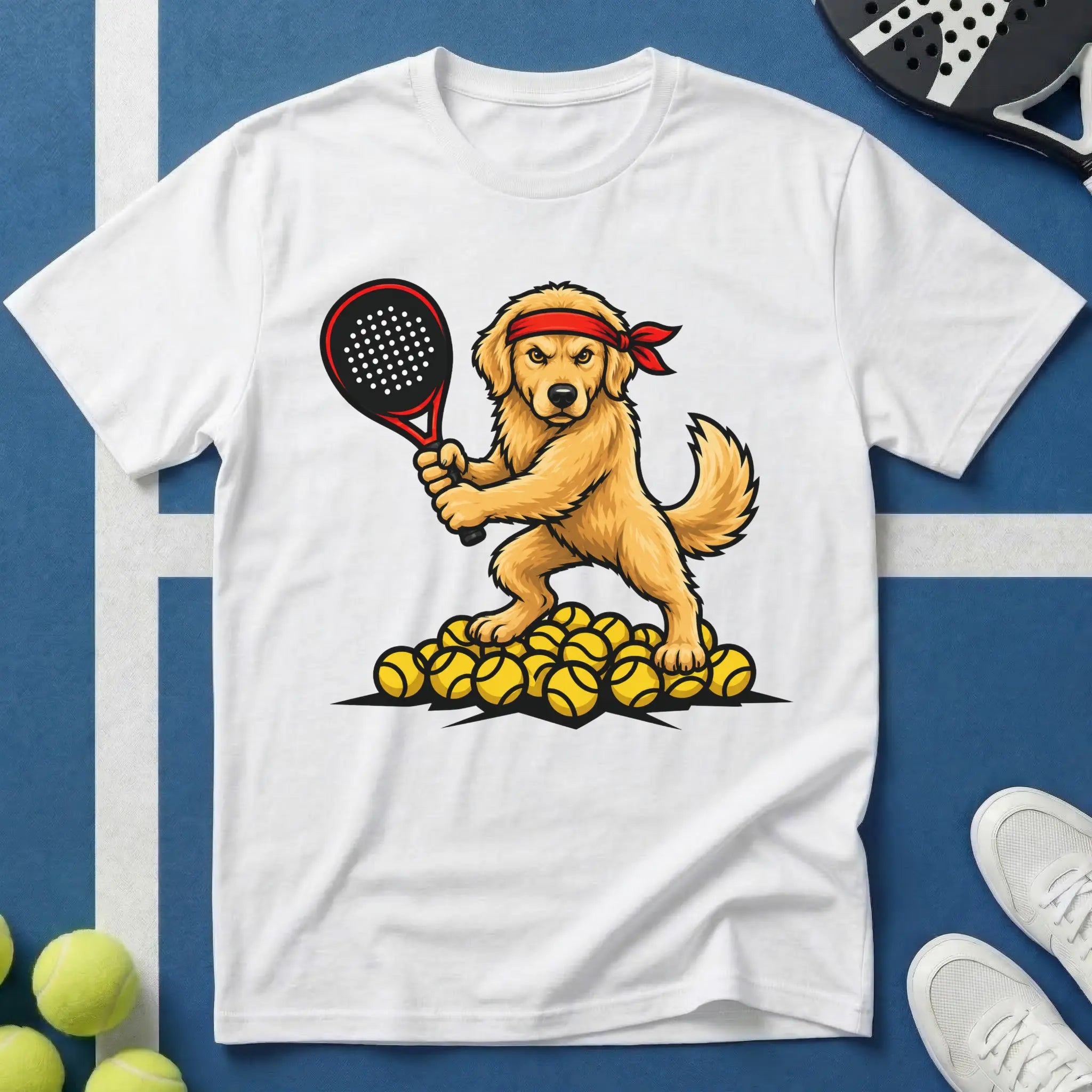 Padel Golden Retriever T-Shirt