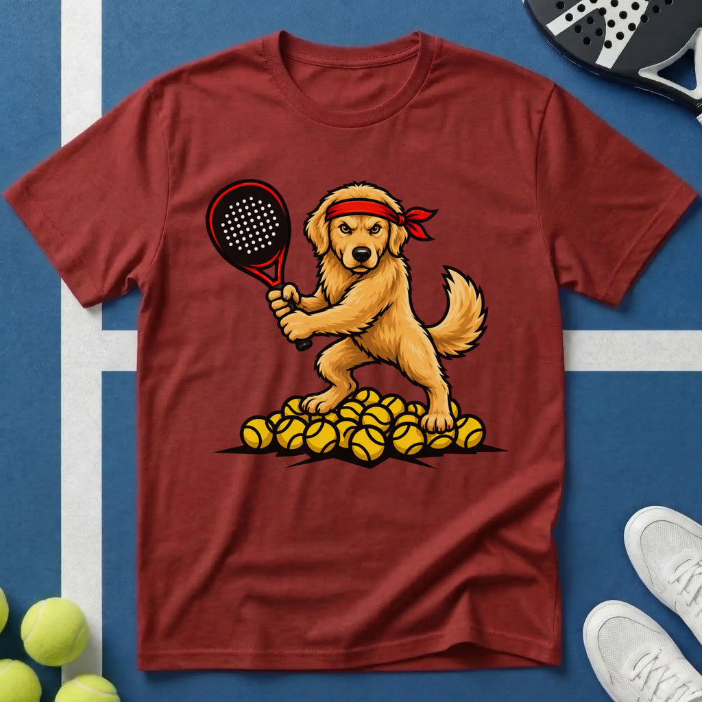 Padel Golden Retriever T-Shirt