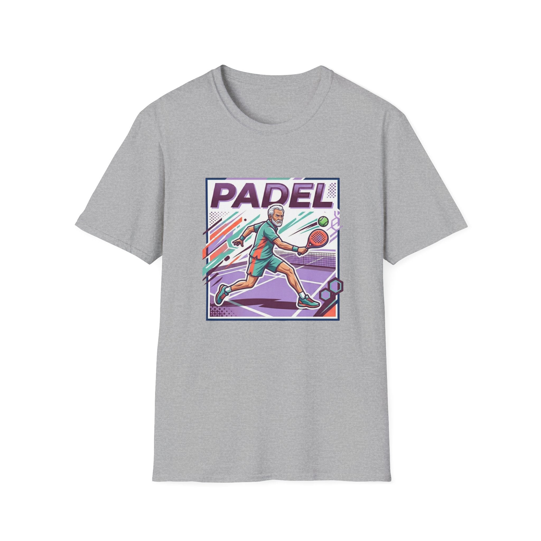 Pinker Padel Opa T-Shirt