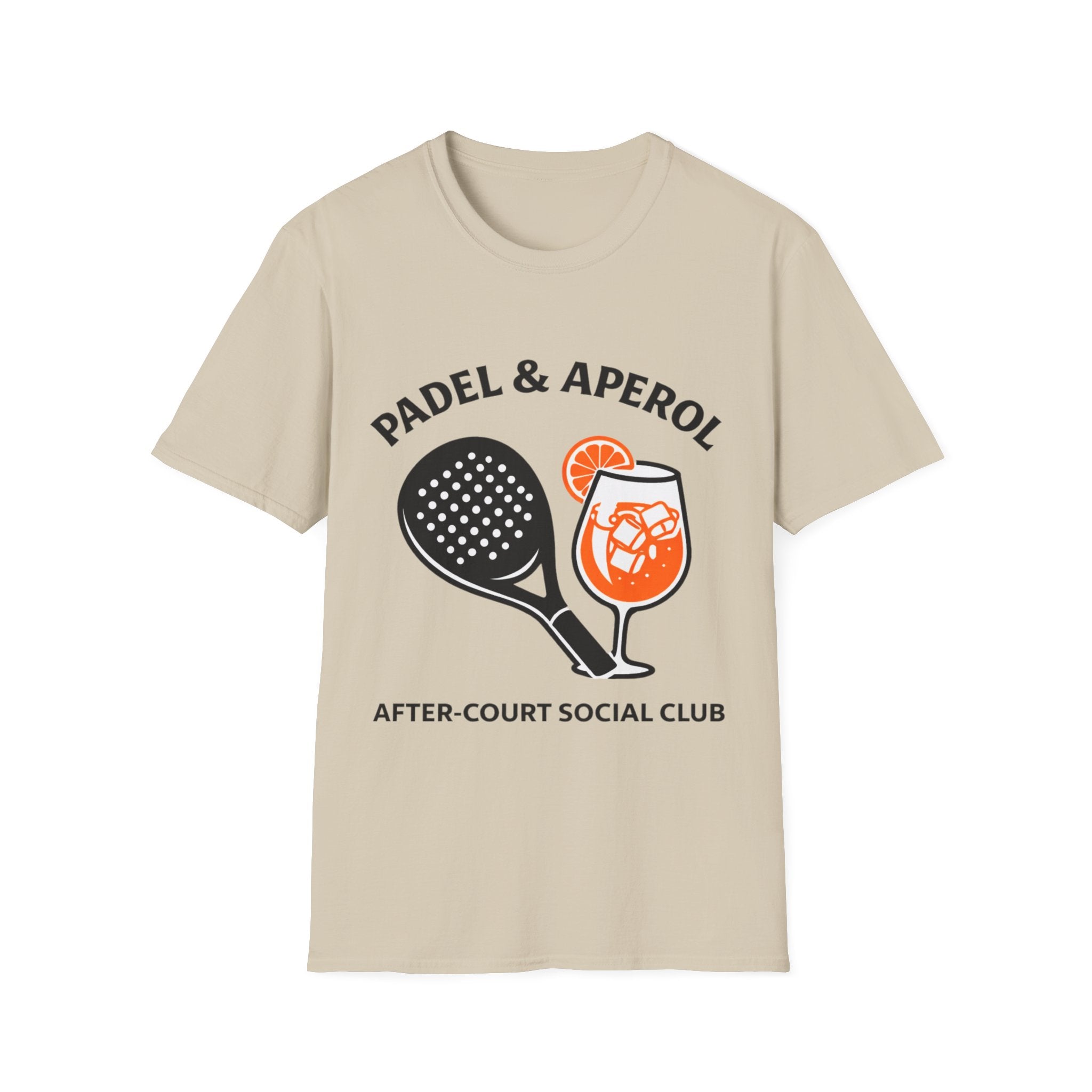 Padel & Aperol after-Court Social Club T‑Shirt