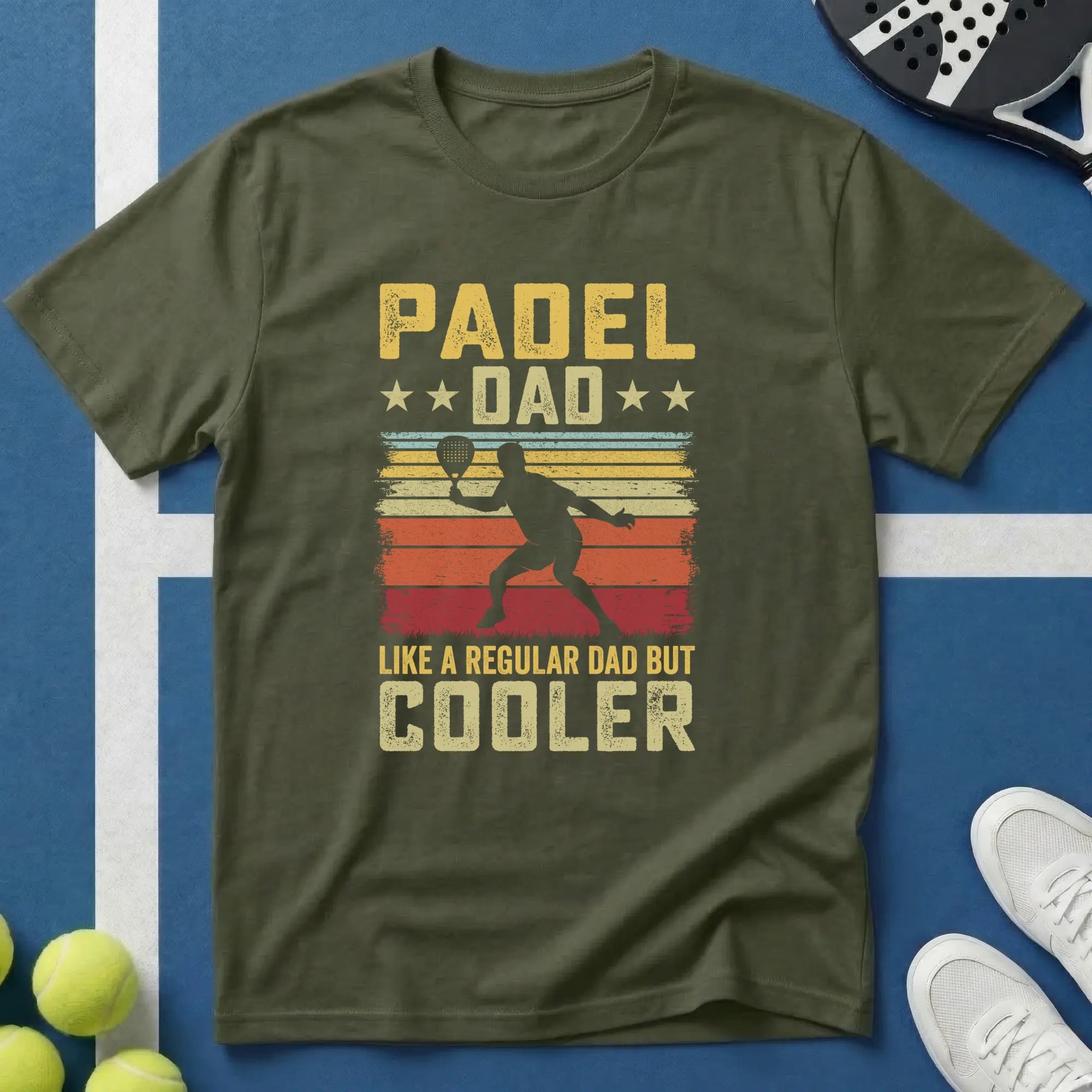 Padel grandpa like a regular grandpa but cool T-Shirt