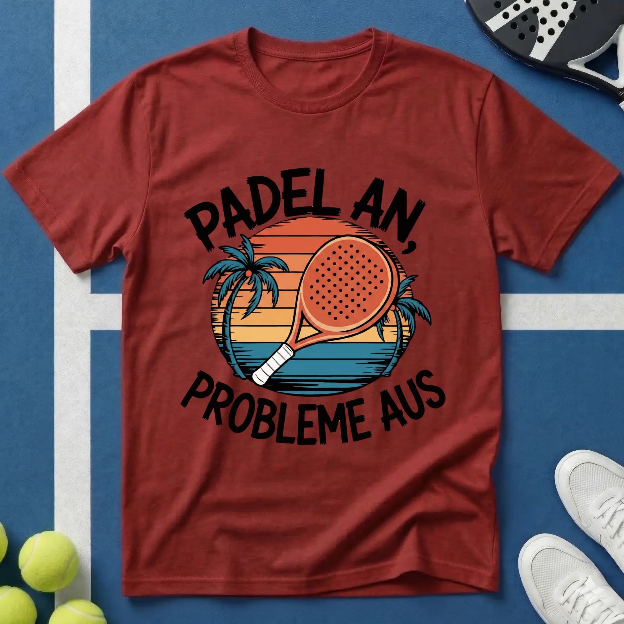Padel an Probleme aus T-Shirt