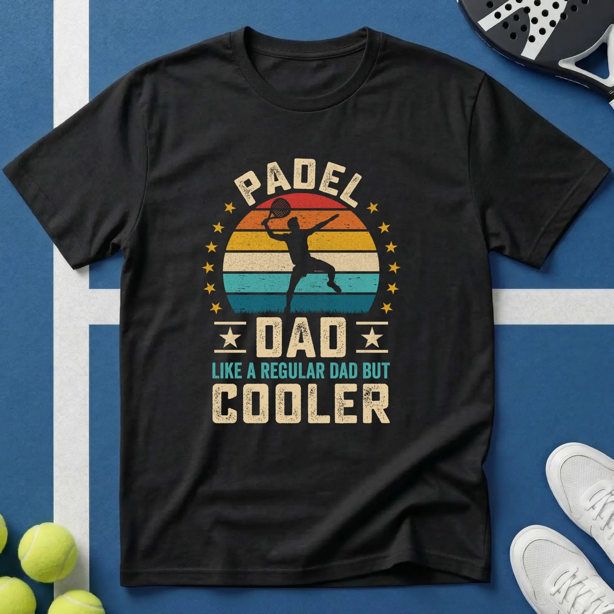 Padel grandpa like a regular grandpa but cool T-Shirt