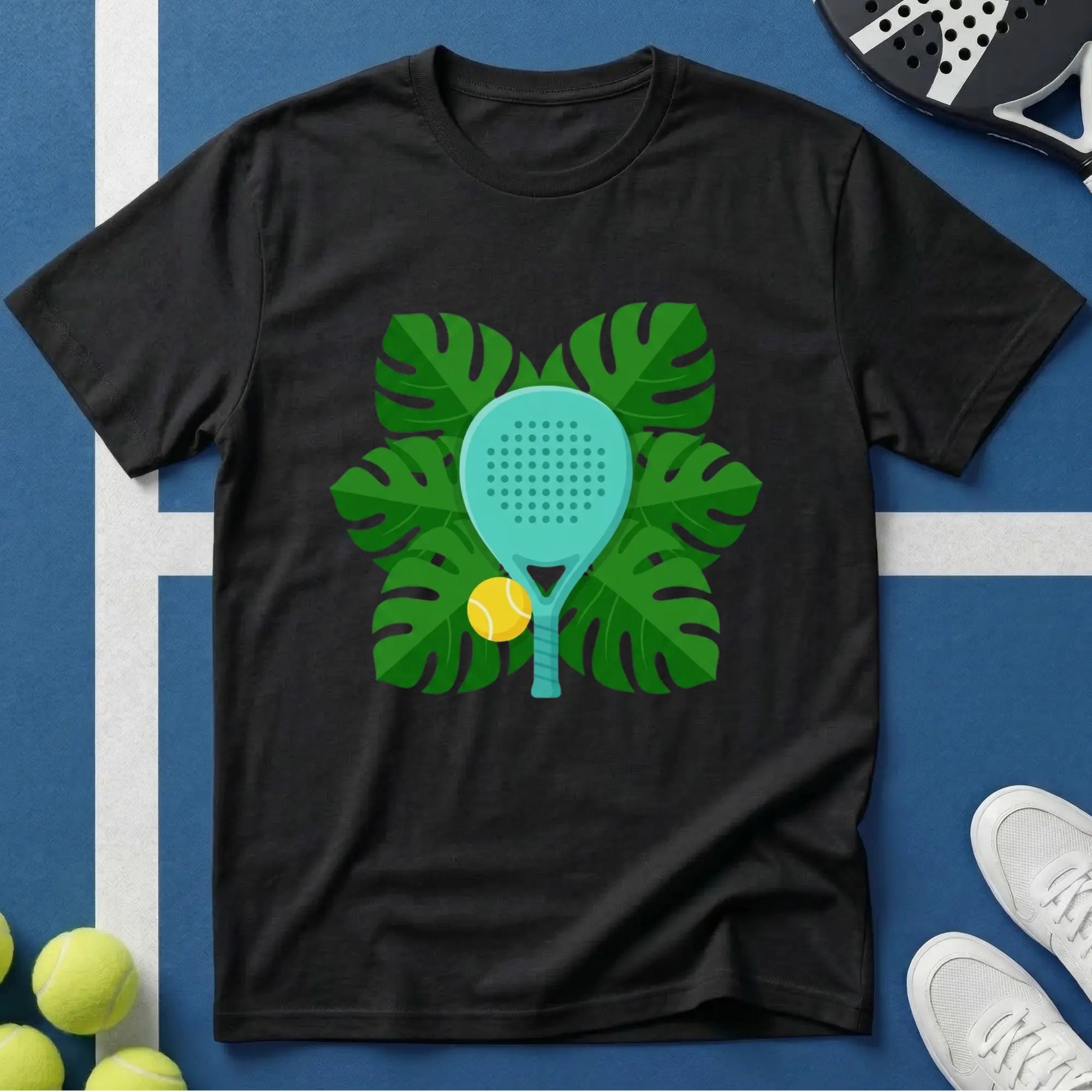 Botanisches Padel T-Shirt