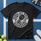 Padel ist mein Handwerk Wappen T-Shirt