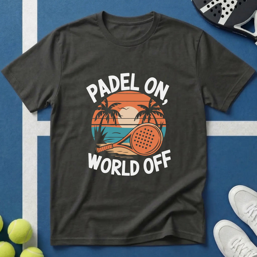 Padel on world off T-Shirt