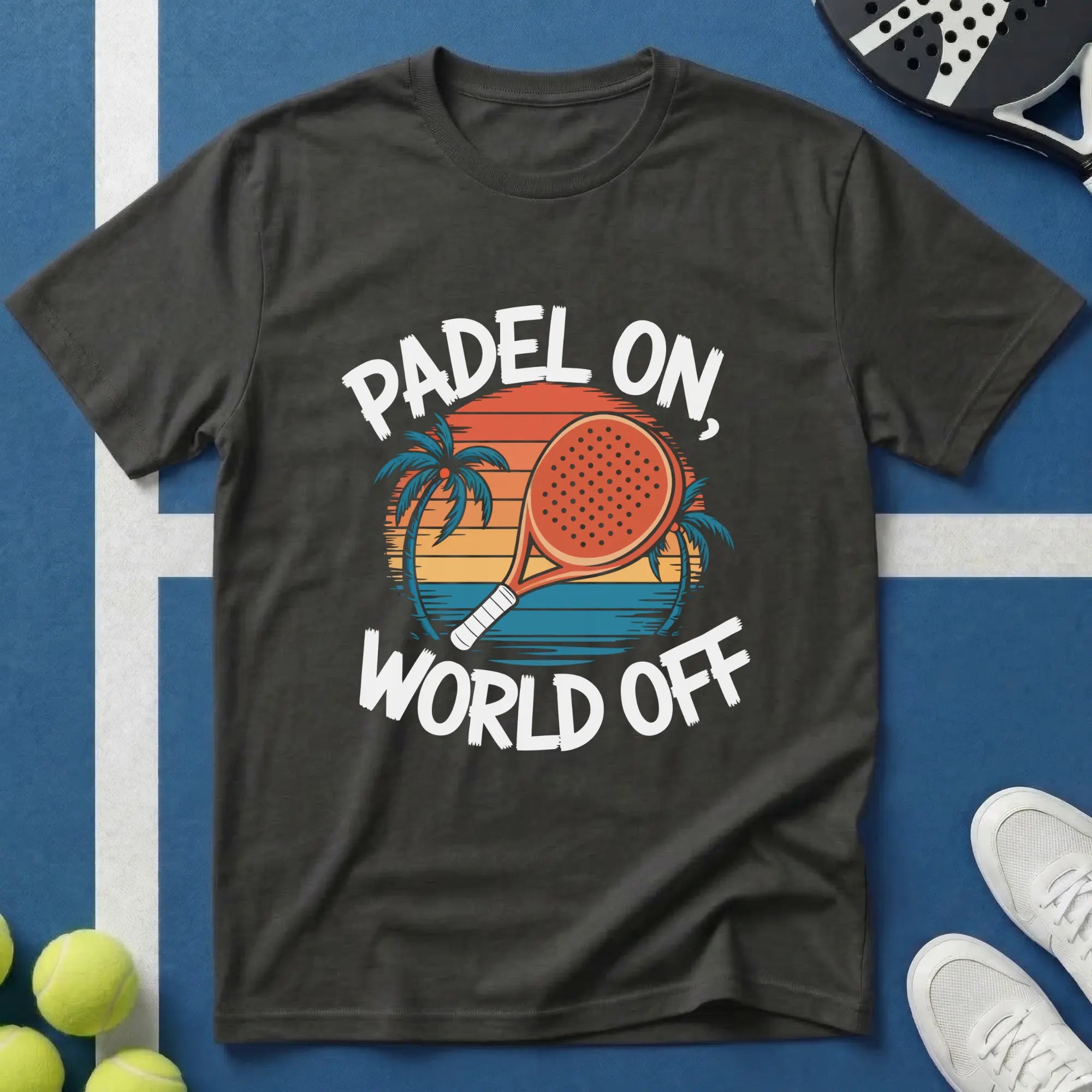 Padel on world off 2 T-Shirt