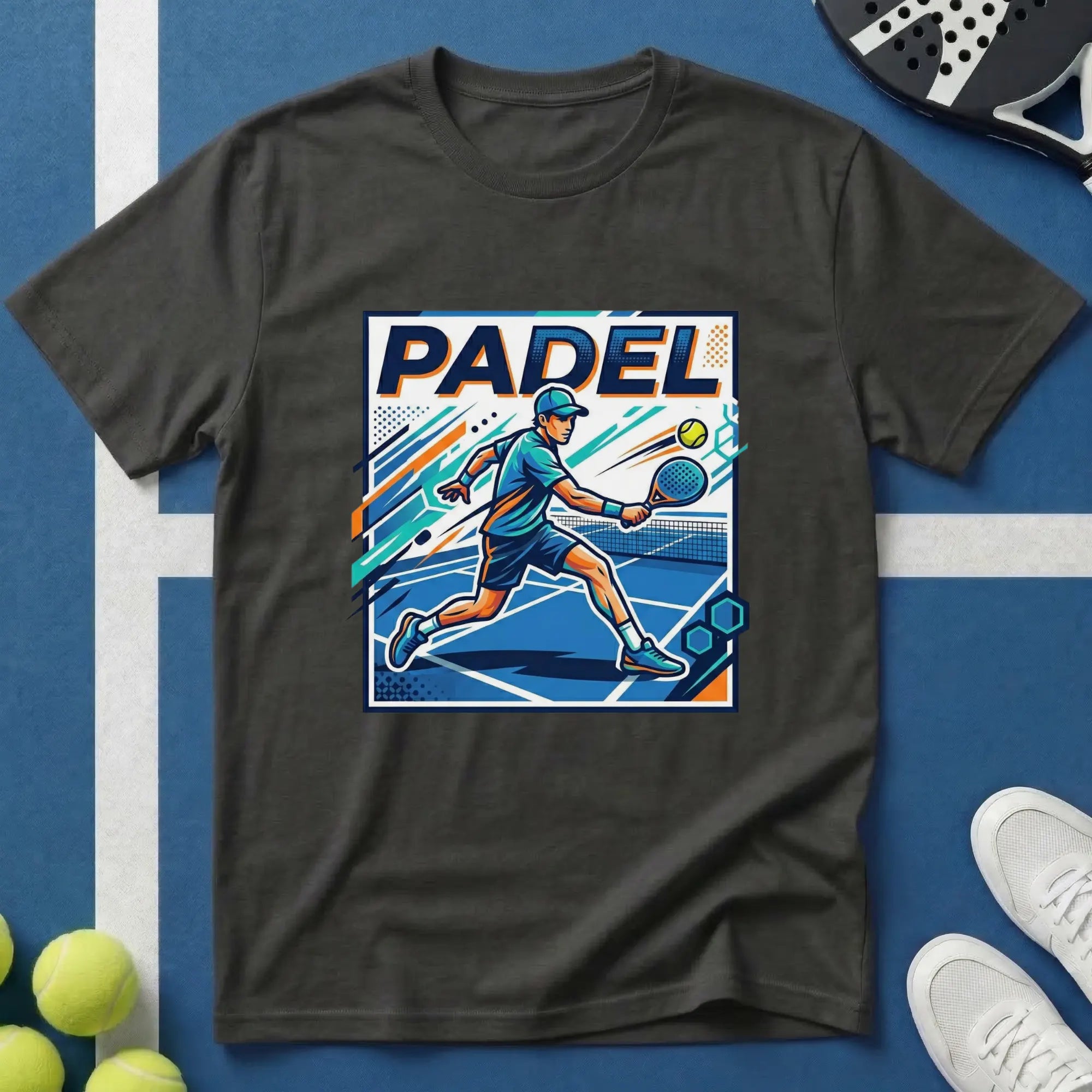 Padel Retro Spieler T-Shirt