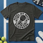 Padel ist mein Handwerk Wappen T-Shirt