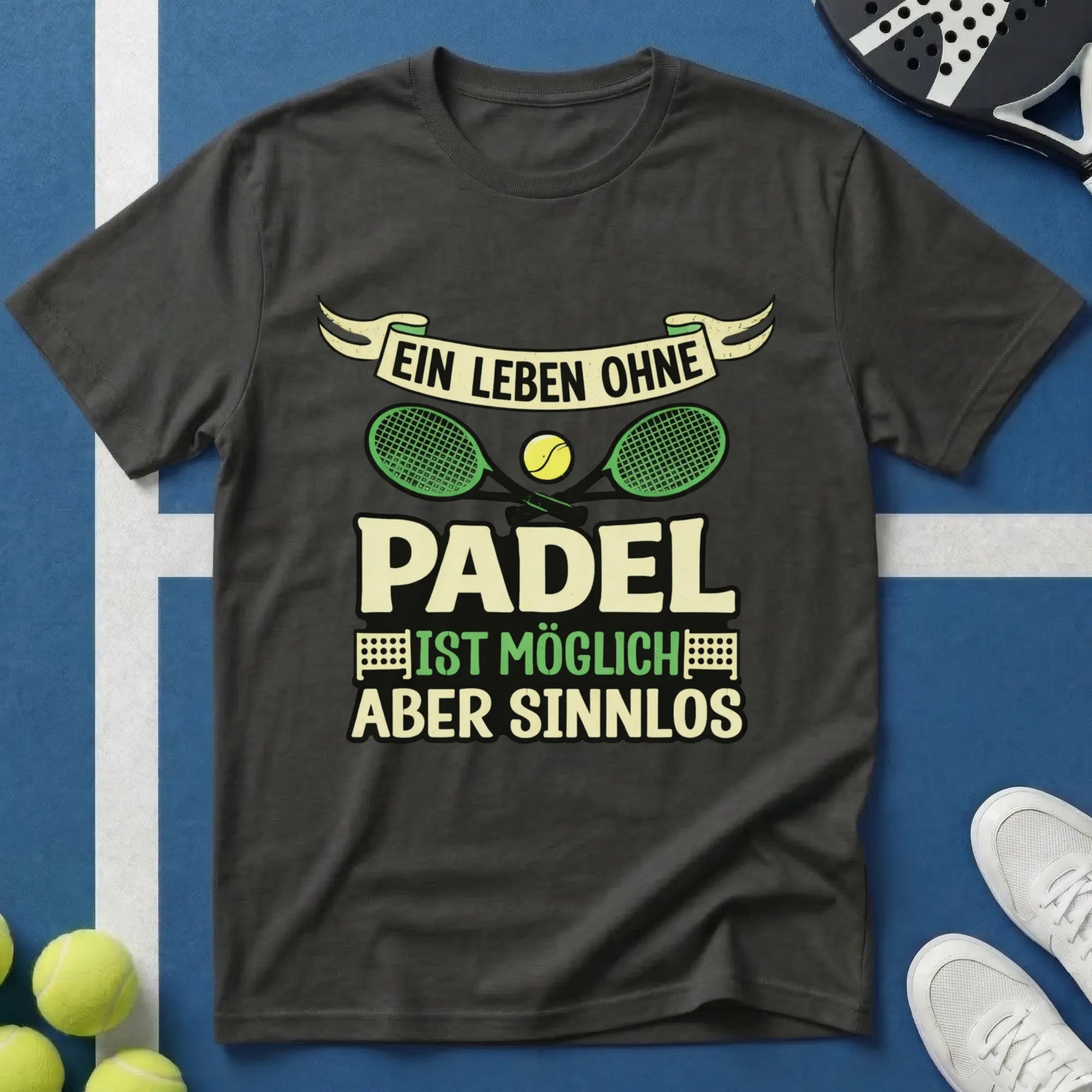 Ein Leben ohne Padel ist möglich aber sinnlos T-Shirt