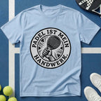 Padel ist mein Handwerk Wappen T-Shirt