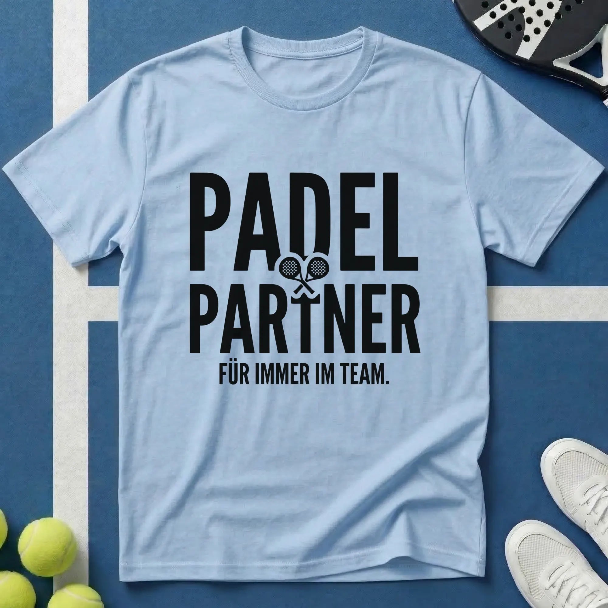 Padel Partner für immer im Team T-Shirt