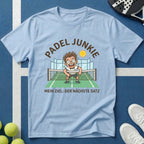 Padel Junkie mit Ziel T-Shirt