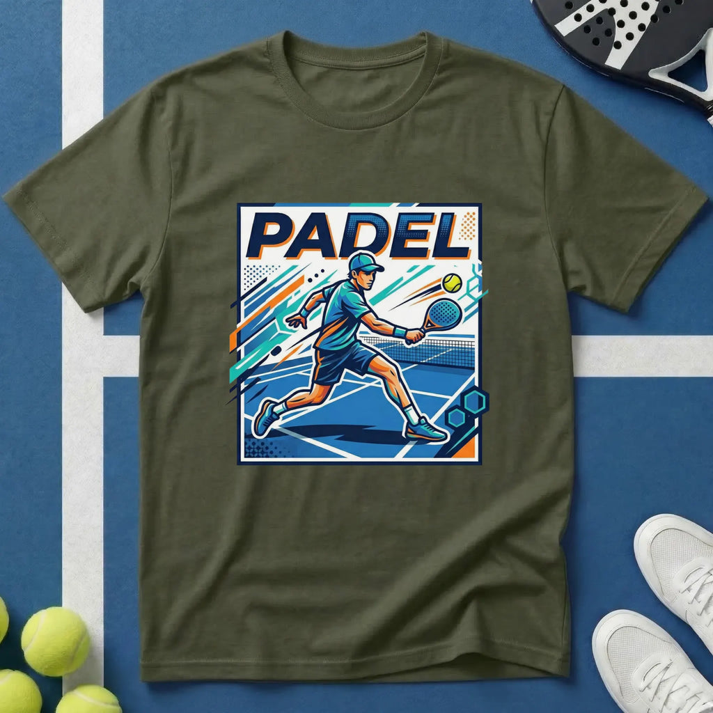 Padel Retro Spieler T-Shirt
