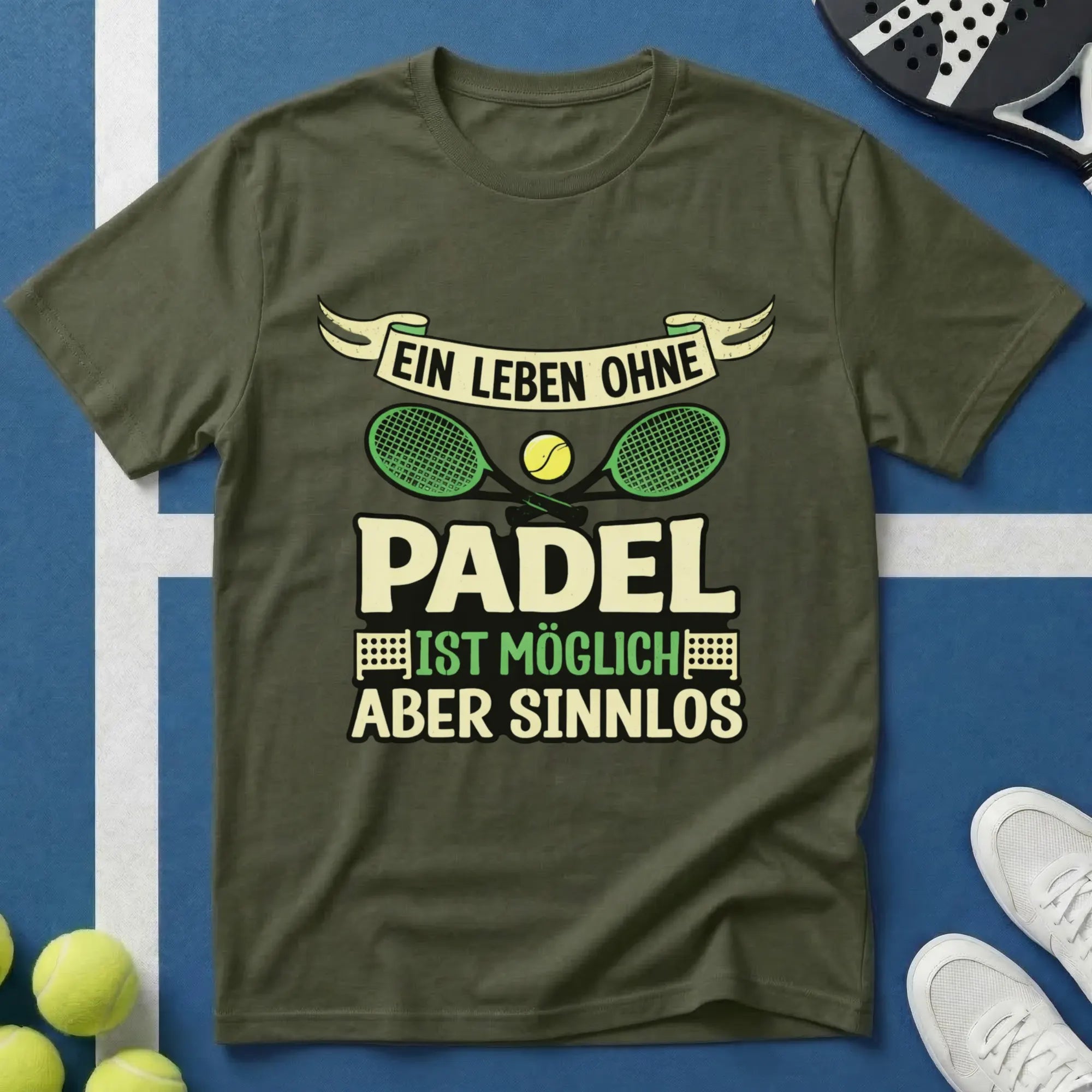 Ein Leben ohne Padel ist möglich aber sinnlos T-Shirt