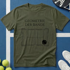 Padel Geometrie der Bande T-Shirt
