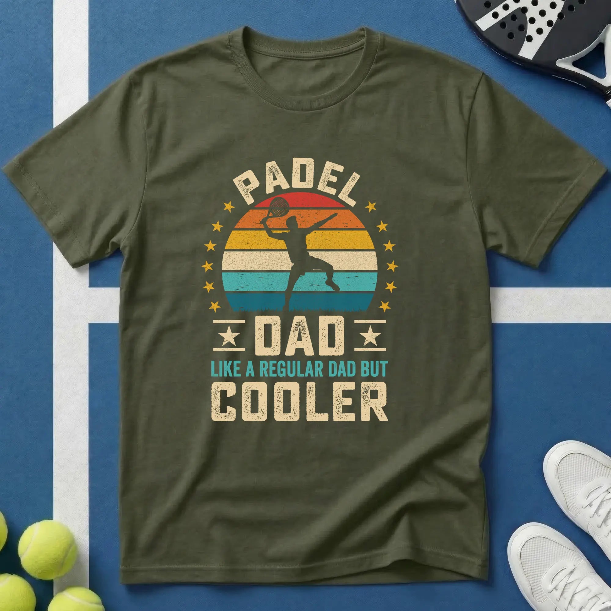 Padel grandpa like a regular grandpa but cool T-Shirt