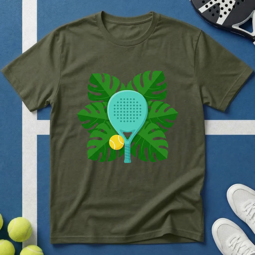 Botanisches Padel T-Shirt