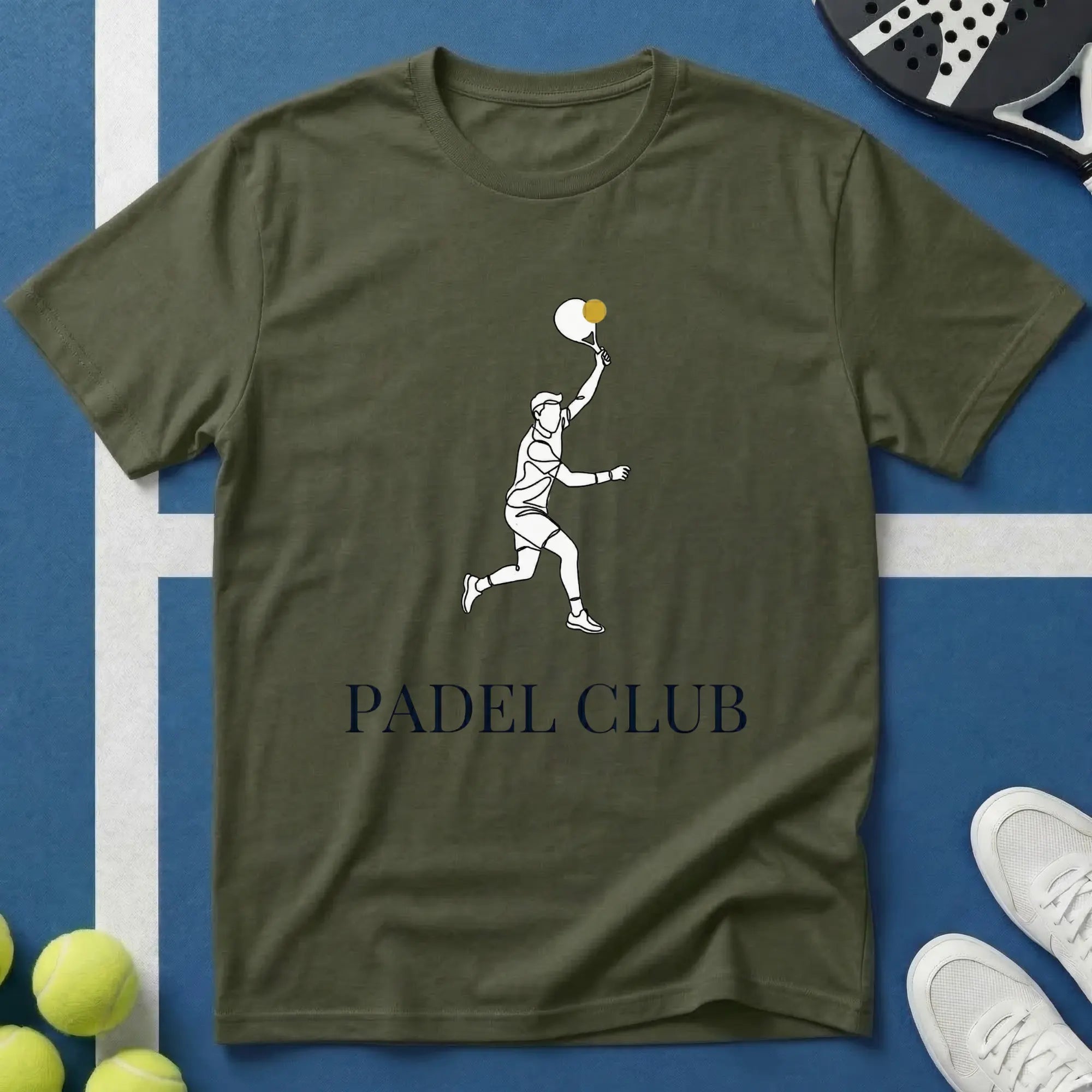 Padel Club Line Art T-Shirt
