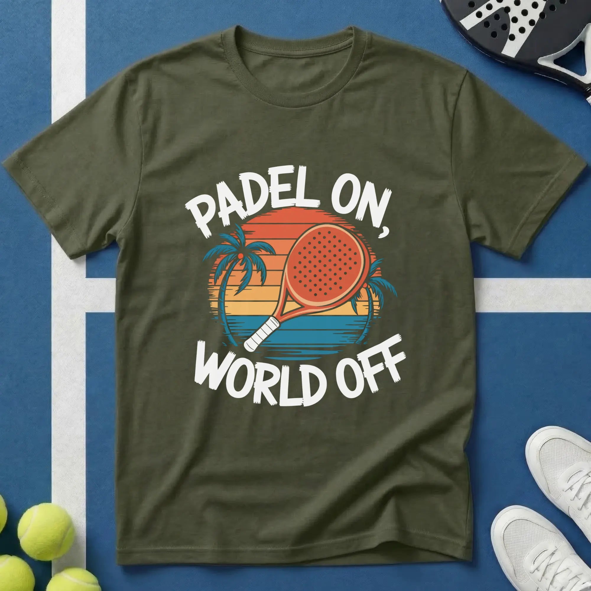 Padel on world off 2 T-Shirt