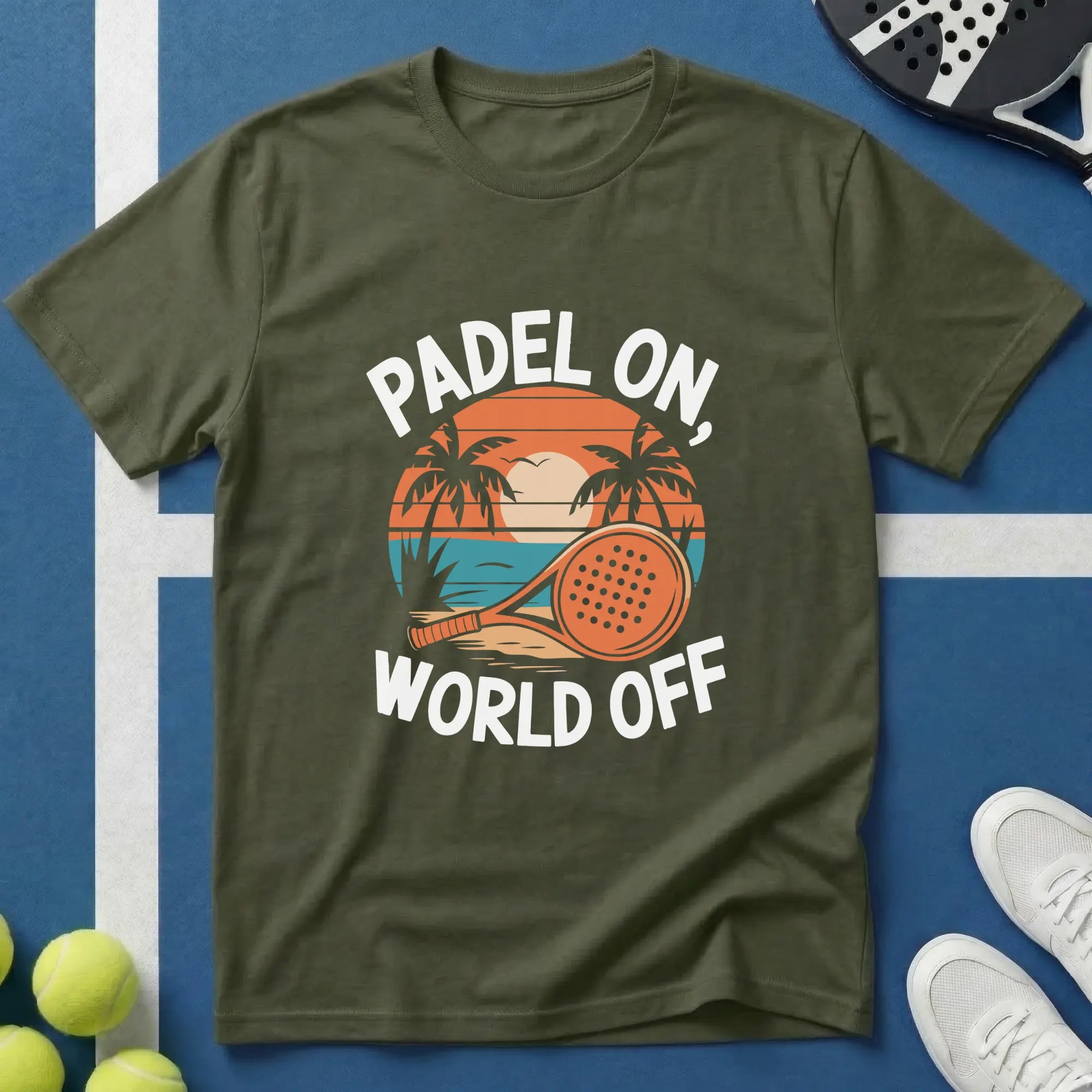 Padel on world off T-Shirt