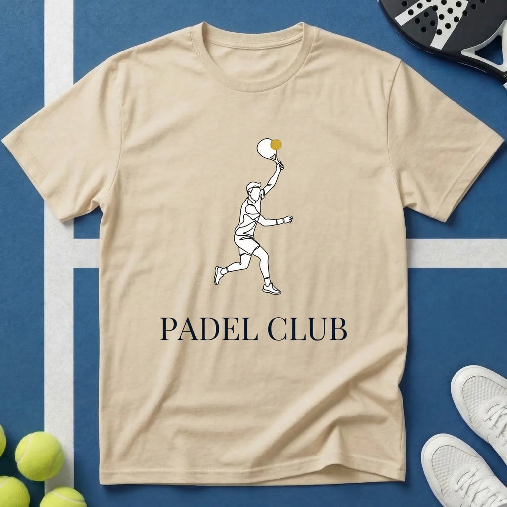 Padel Club Line Art T-Shirt