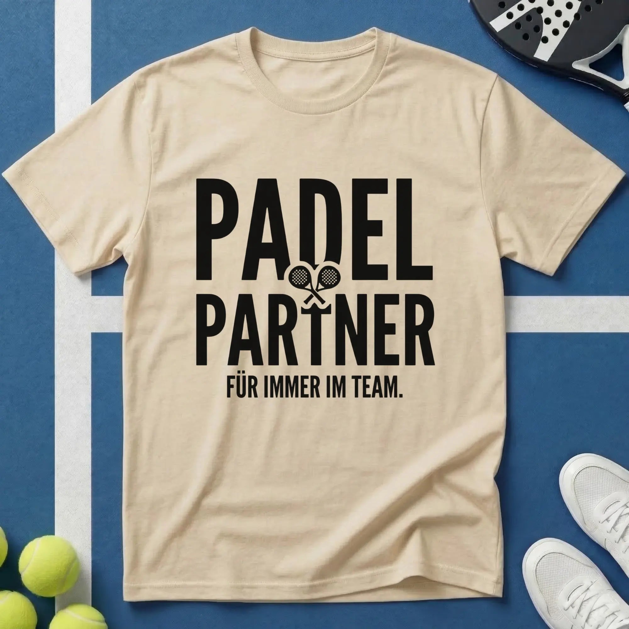 Padel Partner für immer im Team T-Shirt