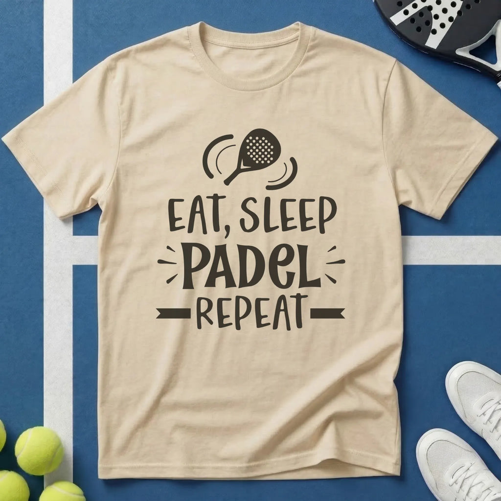 Eat, sleep Padel repeat T-Shirt