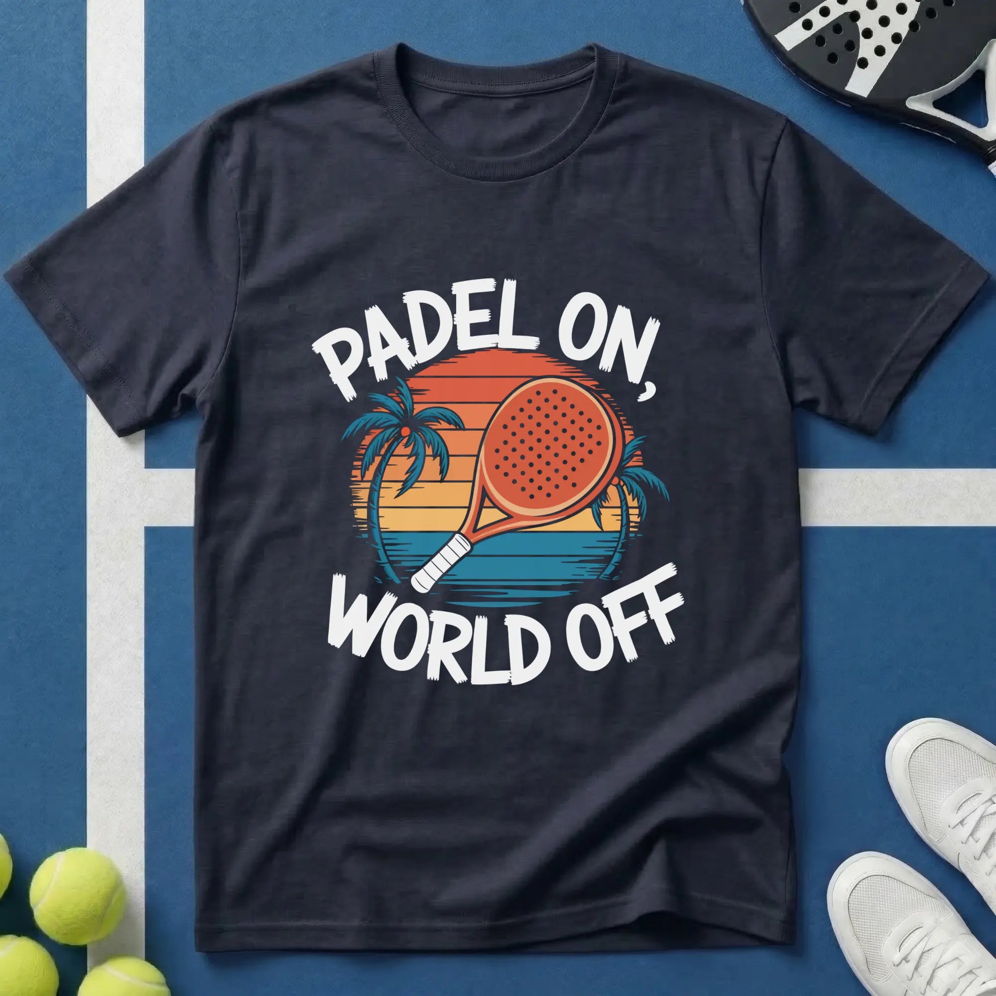 Padel on world off 2 T-Shirt