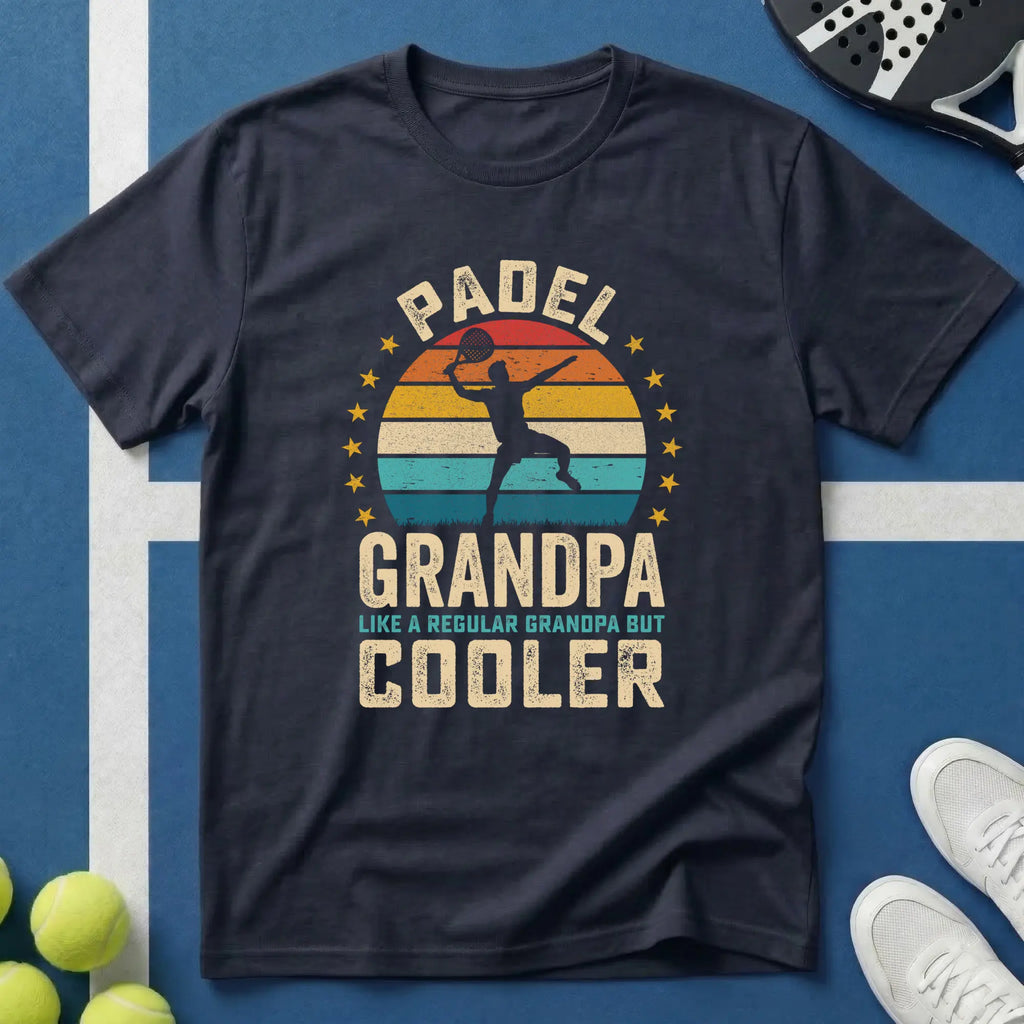 Padel dad like a regular dad but cool T-Shirt
