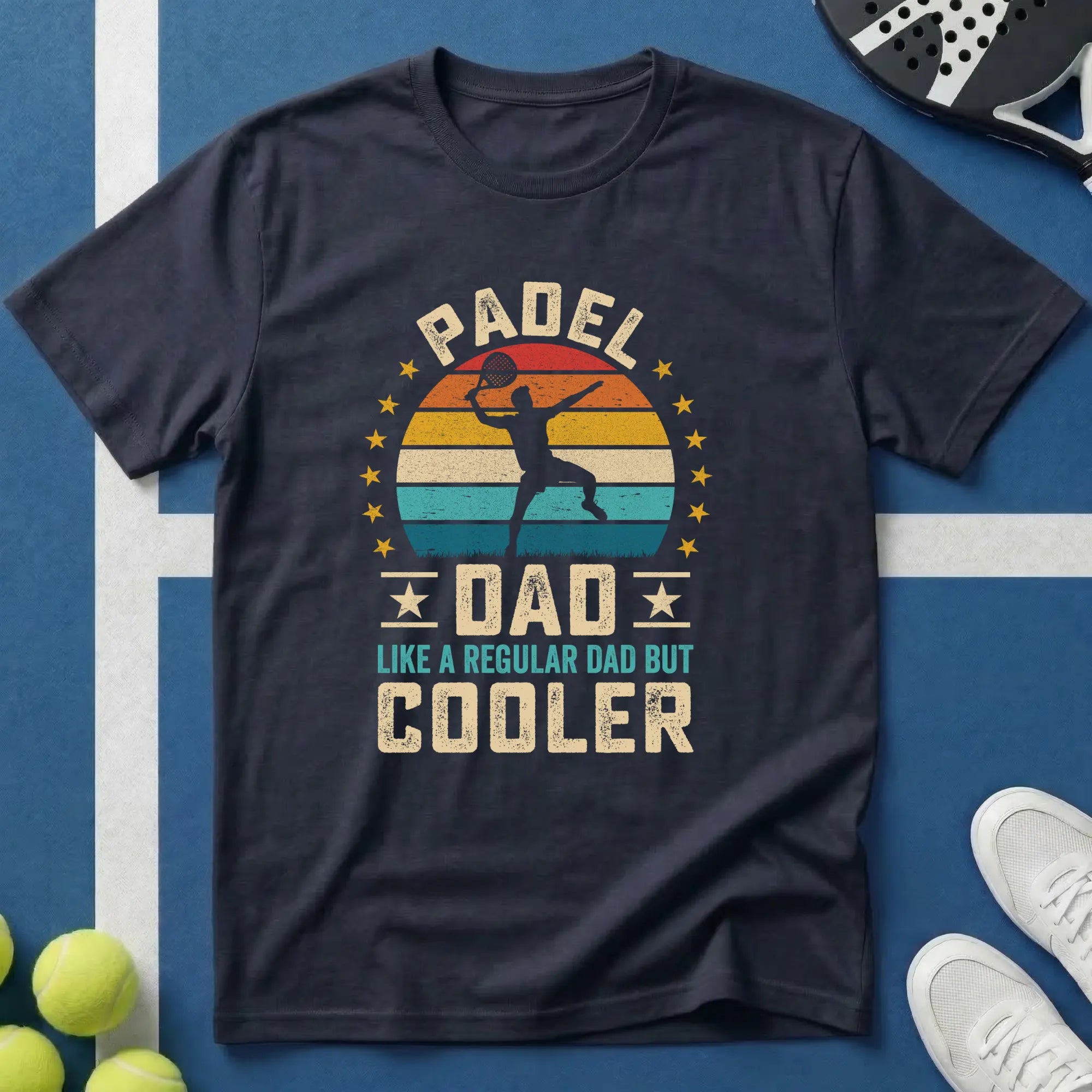 Padel grandpa like a regular grandpa but cool T-Shirt