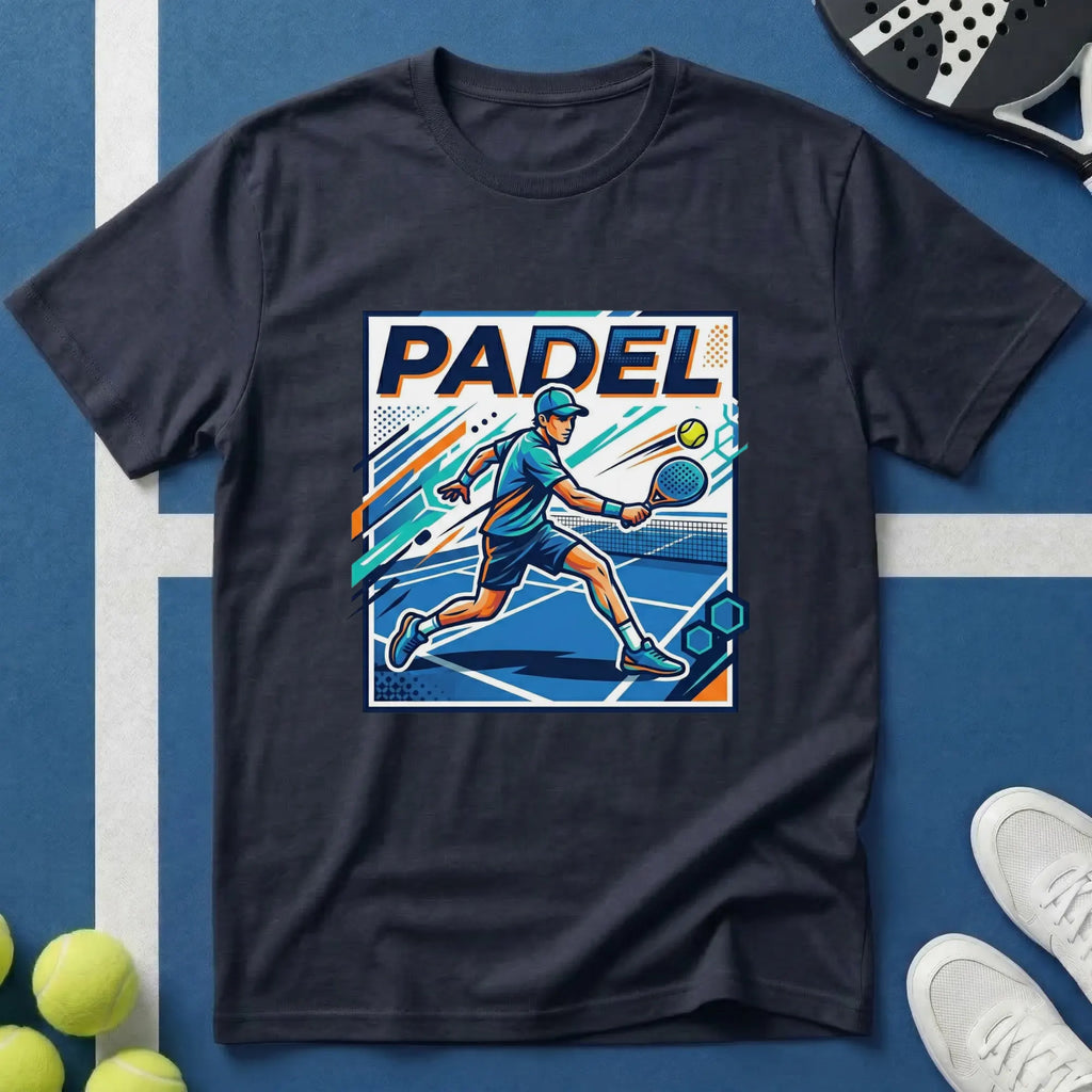 Padel Retro Spieler T-Shirt