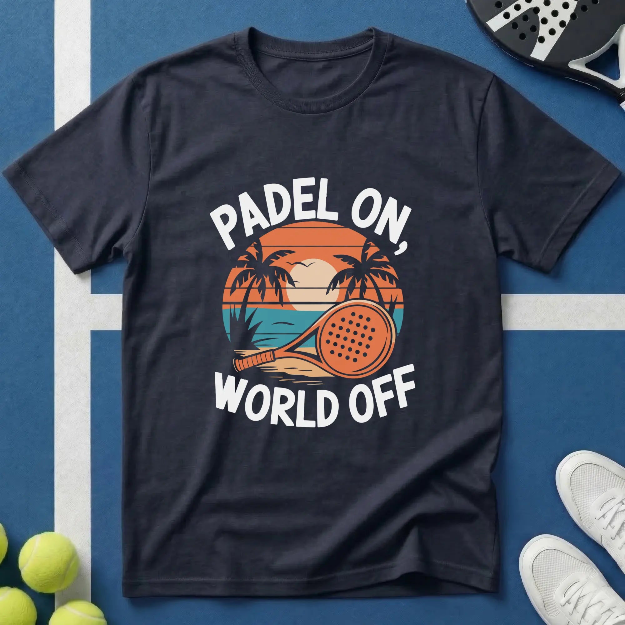 Padel on world off T-Shirt